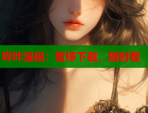 哔咔漫画：暂停下载，随时看