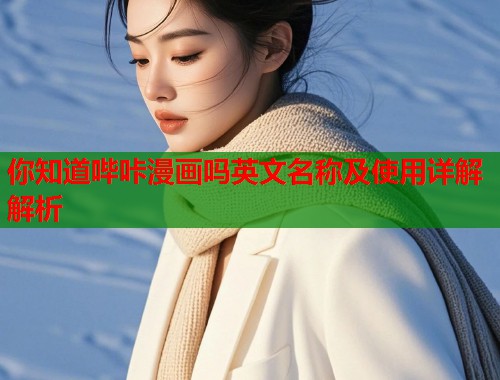 你知道哔咔漫画吗英文名称及使用详解解析